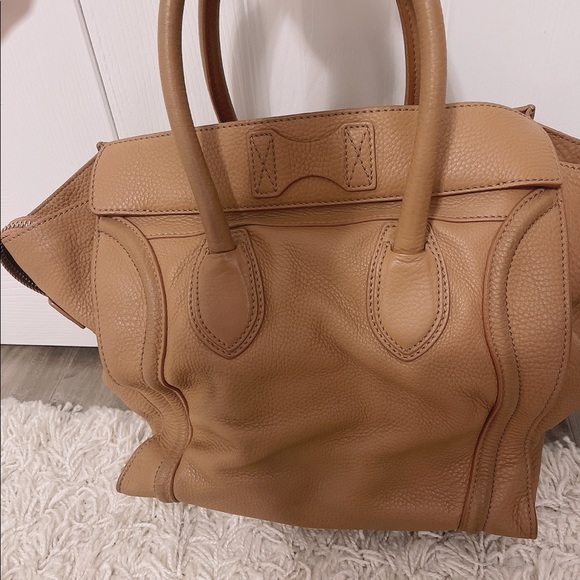 Celine Nano Luggage Bag in Tan - Picture 3 of 7
